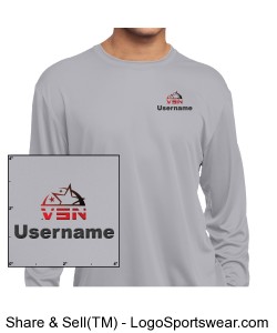 VSN Personalized Embroidered Sport-Tek - Long Sleeve Competitor Tee Design Zoom